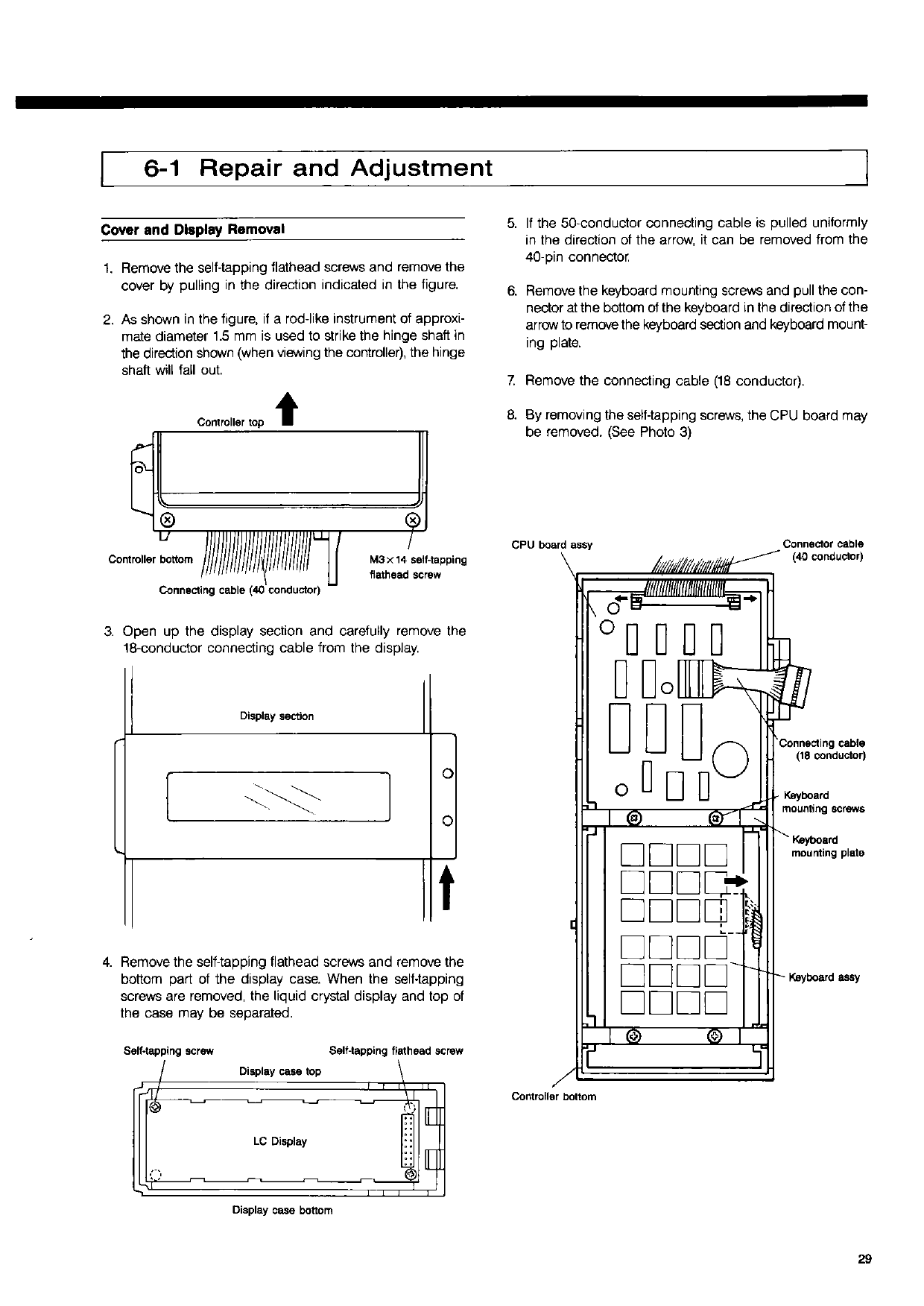 MUTOH CX 3000 MAINTENANCE Service and Parts Manual-5